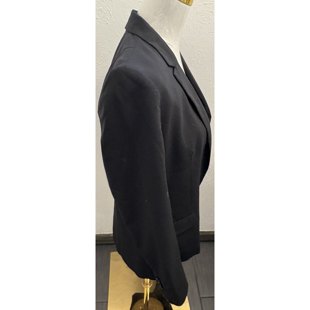 Banana Republic Women’s Black One Button Blazer Size 10 Wool Blend Career - Picture 5 of 7